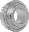 Image of Product. Front orientation. Ball Bearings. Quick-Mount Ball Bearings for Food and Beverage, Set-Screw Shaft Mount.