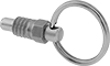 Ring-Grip Retractable Spring Plungers