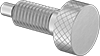 Knob-Grip Retractable Spring Plungers