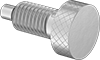 Knob-Grip Retractable Spring Plungers