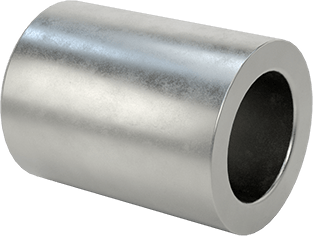 Image of Product. Back orientation. Press-Fit Drill Bushing, 0.25" ID, 3/8" OD, 1/2" Long.