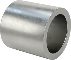 Image of Product. Back orientation. Press-Fit Drill Bushing, 0.375" ID, 1/2" OD, 1/2" Long.