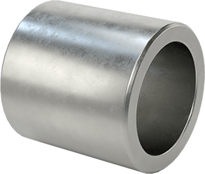 Image of Product. Front orientation. Press-Fit Drill Bushing, 0.375" ID, 1/2" OD, 1/2" Long.