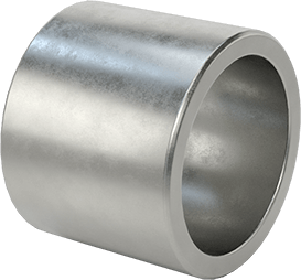 Image of Product. Front orientation. Press-Fit Drill Bushing, 0.5" ID, 5/8" OD, 1/2" Long.