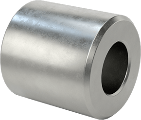 Image of Product. Front orientation. Press-Fit Drill Bushing, 0.25" ID, 1/2" OD, 1/2" Long.