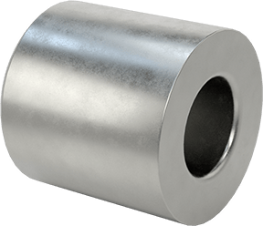Image of Product. Back orientation. Press-Fit Drill Bushing, 0.25" ID, 1/2" OD, 1/2" Long.