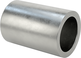 Image of Product. Back orientation. Press-Fit Drill Bushing, 0.375" ID, 1/2" OD, 3/4" Long.