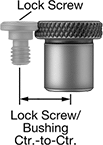 Image of ProductInUse. Front orientation. Contains Annotated. Drill Bushings. Made-to-Order Removable Drill Bushings.