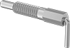 L-Handle Retractable Spring Plungers
