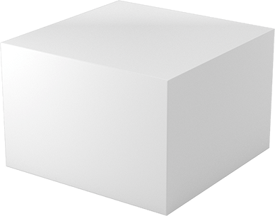 Image of Product. Front orientation. Easy-to-Machine Wear-Resistant Cast Nylon Sheet, 6" x 6" x 4".
