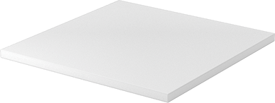 Image of Product. Front orientation. Easy-to-Machine Wear-Resistant Cast Nylon Sheet, 6" x 6" x 1/4".