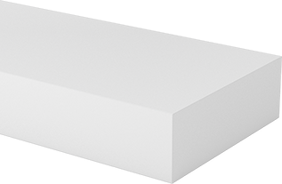 Image of Product. Front orientation. Easy-to-Machine Wear-Resistant Cast Nylon Sheet, 12" x 48" x 4".
