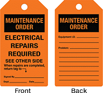 Image of Product. Front orientation. Contains Annotated, MultipleImages. Tags. Maintenance Tags, Maintenance Order—Electrical Repairs Required.