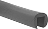 Image of Product. Front orientation. Edge Trim. Rubber Edge Trim, Style 7.