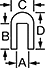 Image of Attribute. Front orientation. Contains Annotated. Rubber Edge Trim, Style 3.