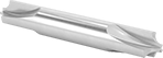 Image of Product. Front orientation. End Mills. Carbide Corner-Rounding End Mills with Two Milling Ends, 3 Flutes.