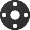 Oil-Resistant Compressible Buna-N Pipe Gaskets with Bolt Holes