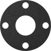Oil-Resistant Compressible Buna-N Pipe Gaskets with Bolt Holes