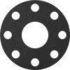Oil-Resistant Compressible Buna-N Pipe Gaskets with Bolt Holes