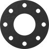 Oil-Resistant Compressible Buna-N Pipe Gaskets with Bolt Holes
