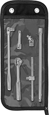 Image of Product. Front orientation. Ratchet Wrenches. Ratchet Wrench and Adapter Sets.