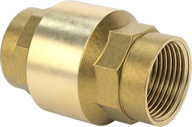 Image of Product. Front orientation. Heavy Duty Threaded Check Valve, for Drinking Water, 1 NPT Female.