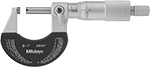 Image of Product. Front orientation. Outside Micrometers. Outside Micrometers, With Heat-Insulated Frame and Decimal Equivalent Table.