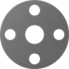 High-Temperature Silicone Rubber Pipe Gaskets with Bolt Holes