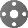 High-Temperature Silicone Rubber Pipe Gaskets with Bolt Holes