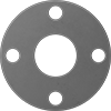 High-Temperature Silicone Rubber Pipe Gaskets with Bolt Holes