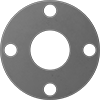 High-Temperature Silicone Rubber Pipe Gaskets with Bolt Holes