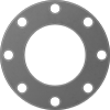 High-Temperature Silicone Rubber Pipe Gaskets with Bolt Holes