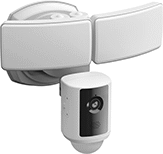 Image of Product. Front orientation. Security Lights. Adjustable-Head Security Lights with Video Camera.