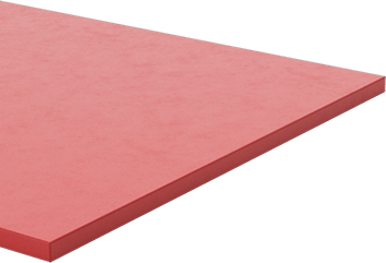 Image of Product. Front orientation. Gasket Material, High-Temperature Silicone Strip, 2" Wide x 36" Long x 1/16" Thick.