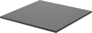 Image of Product. Front orientation. Flame-Retardant Garolite G-10/FR4 Sheet, Multipurpose, 12" x 12", 5/16" Thick, Black.