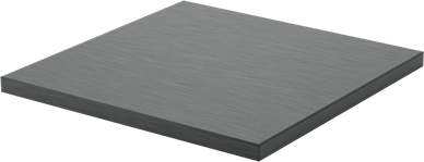 Image of Product. Front orientation. Flame-Retardant Garolite G-10/FR4 Sheet, Multipurpose, 6" x 6", 5/16" Thick, Black.