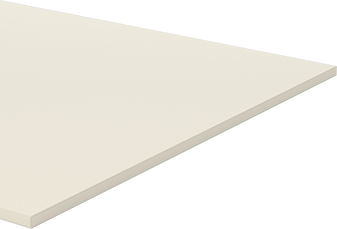 Image of Product. Front orientation. Wear-Resistant Nylon Sheet, Off-White, 24" x 48" x 1/2".