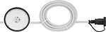 Image of Product. Front orientation. Portable Work Lights. Wet-Location&nbsp;Plug-In&nbsp;Portable String Work Lights, Style A.