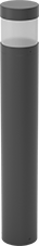 Image of Product. Front orientation. Landscape Lights. Bollard Lights, Round.