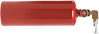 Image of Product. Front orientation. Fire Extinguishers. Self-Activating Fire Extinguishers, Horizontal Mount.