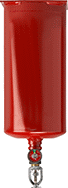 Image of Product. Front orientation. Fire Extinguishers. Self-Activating Fire Extinguishers, Vertical Mount.