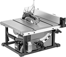 Image of Product. Front orientation. Table Saws. Cordless Bench-Top Table Saws.