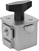 Safety Lockout Valves for Parker Modular Compressed Air Filter/Regulator/Lubricators (FRLs)