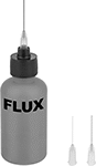 Image of Product. Squeeze Bottle with Flux Contents Message Label. Front orientation. Squeeze Bottles. Static-Control Precision Needle-Tip Squeeze Bottles, Flux.
