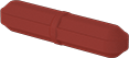 Image of Product. Red Octagon. Front orientation. Stirring Bars. Octagon, Red.