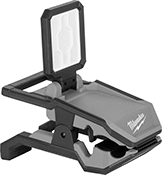 Image of Product. Front orientation. Portable Work Lights. Cordless Portable Work Lights for Milwaukee Rechargeable Batteries, Style B.