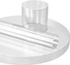 Clear Impact-Resistant Polycarbonate Rods and Discs