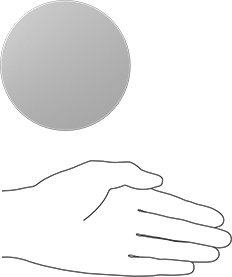 Image of Product. Side1 orientation. Contains SizingReference. White Delrin® Acetal Resin Disc, Wear-Resistant, Easy-to-Machine, 2" Long, 4" Diameter.