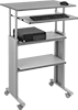 Adjustable-Height Computer Workstations