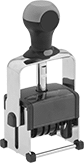 Image of Product. Front orientation. Stamps. Rubber Stamp, Message, Made-to-Order, Self-Inking.
